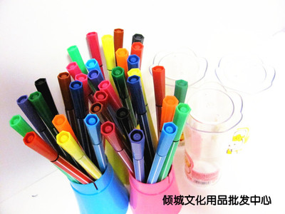 探索花瓣环保中彩水彩笔 无毒安全的儿童绘画利器